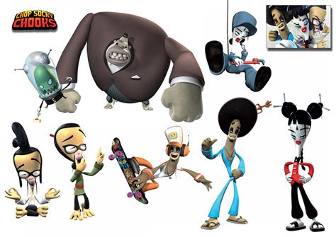 chop socky chooks characters
